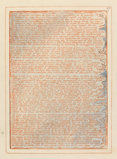 Jérusalem, Planche 17 - William Blake